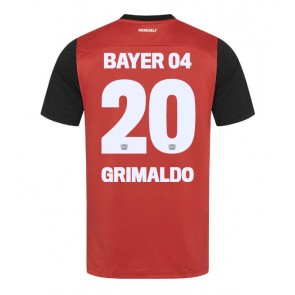 Billiga Bayer Leverkusen Alejandro Grimaldo #20 Hemmatröja 2024-25 Kortärmad